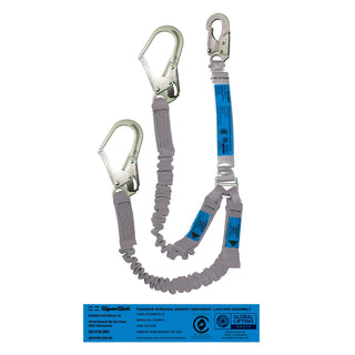 GLG Twin Webbing Elasticised Lanyard 3058E