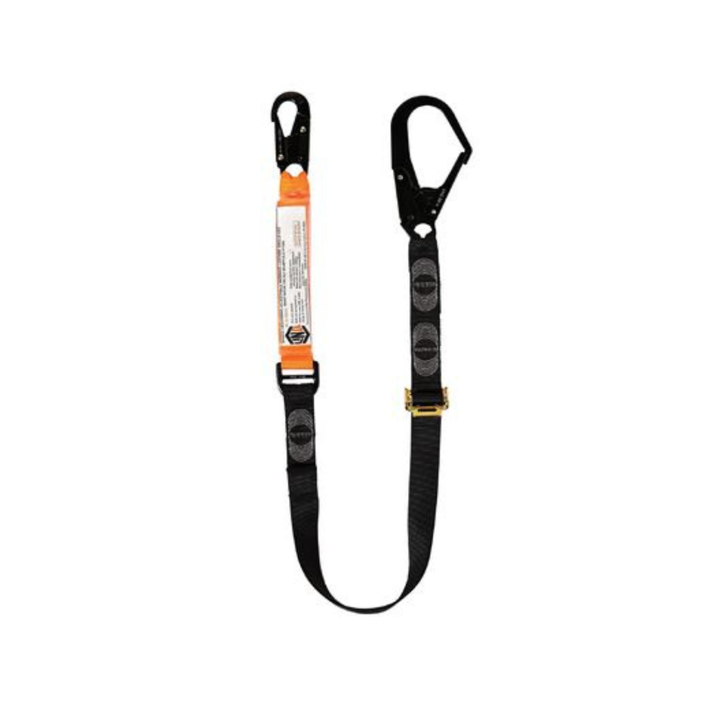 Elite Single Leg Shock Absorbing 2M Adjustable Lanyard With Hardware SN ...