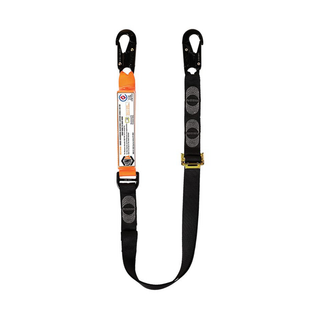 Elite Single Leg 2M Adjustable Lanyard with Snap Hooks